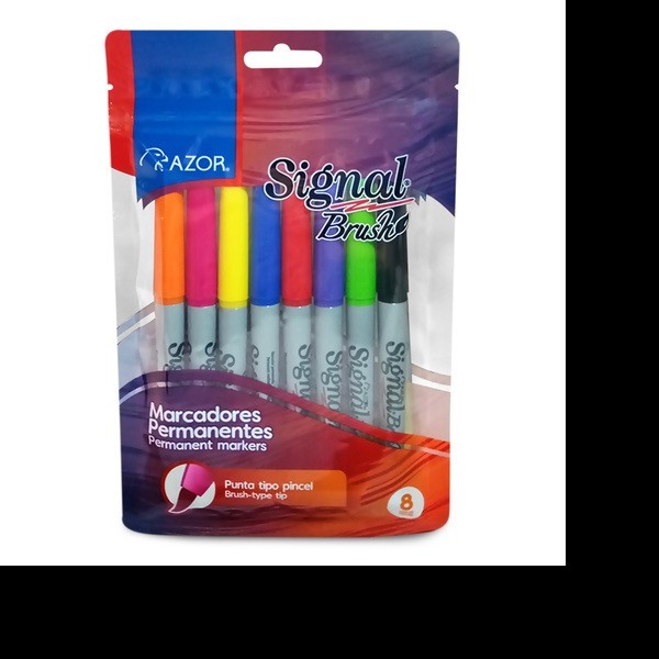 MARCADOR PERM.DELG.PLAST.SIGNAL AZOR P.F. C8 SURT E12144